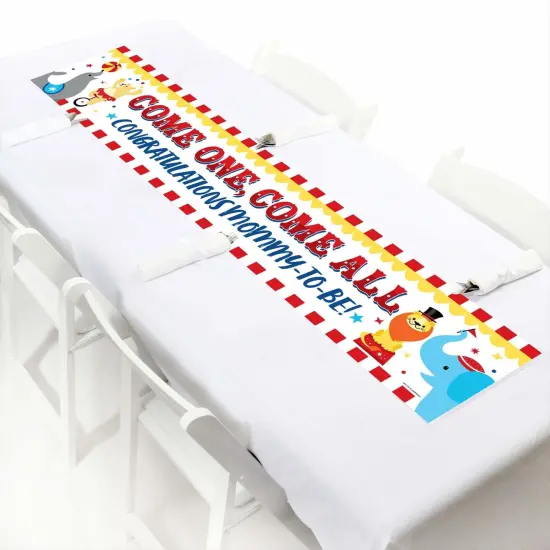 Big Dot of Happiness Carnival - Step Right Up Circus - Carnival Themed Baby Shower Decorations Party Banner {7}