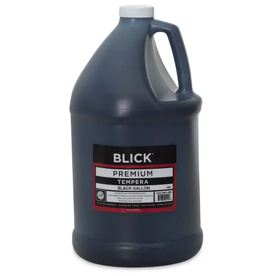 Blick Premium Grade Tempera - Black, Gallon {1}