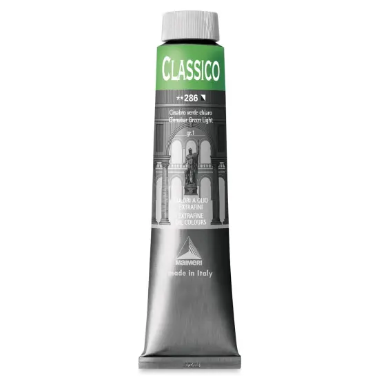 Maimeri Classico Oil Color - Cinnabar Green Light, 200 ml tube {1}
