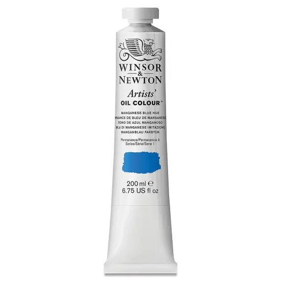 Winsor & Newton Artists' Oil Color - Manganese Blue Hue, 200 ml tube {2}