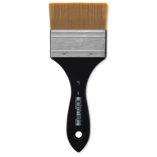 Utrecht Synthetic Varnish Brush - Size 3" {1}