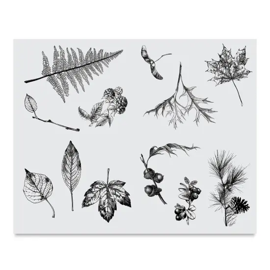 Mayco Designer Silkscreens - Leaves {1}