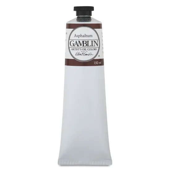 Gamblin Artist's Oil Color - Asphaltum, 150 ml tube {1}