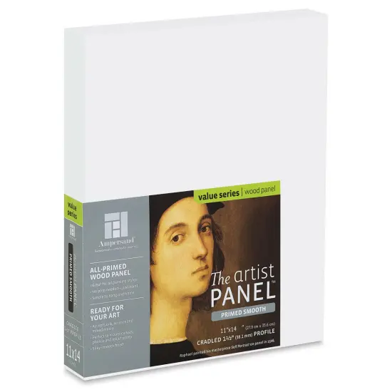 Ampersand Value Series Artist Panel - Smooth, 11" x 14", 1-1/2" Cradle {1}