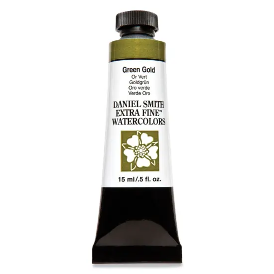 Daniel Smith Extra Fine Watercolor - Green Gold, 15 ml Tube {1}