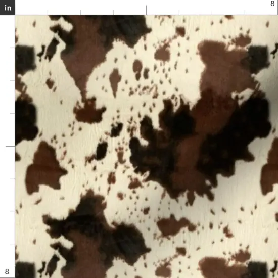 Various Fabrics by the Yard or Fat Quarter Faux Cowhide Cowboy Rodeo Western Ranch Custom Printed Fabric by Spoonflower {4}