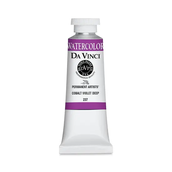 Da Vinci Artists' Permanent Watercolor - Cobalt Violet Deep, 37 ml tube {1}