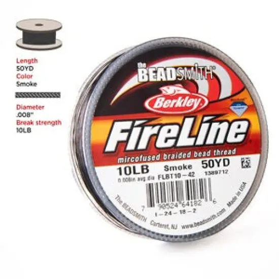 Fireline 10lb Smoke Grey 50 yards {1}