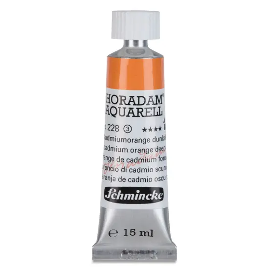 Schmincke Horadam Aquarell Artist Watercolor - Cadmium Orange Deep, 15 ml tube {1}