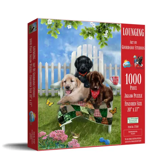 Sunsout Lounging 1000 pc Jigsaw Puzzle 37260 {3}
