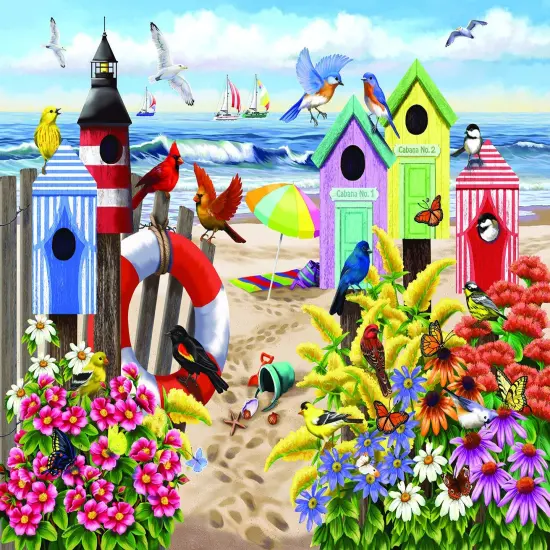 Sunsout At Home by the Sea pc 1000 pc Jigsaw Puzzle 63002 {1}