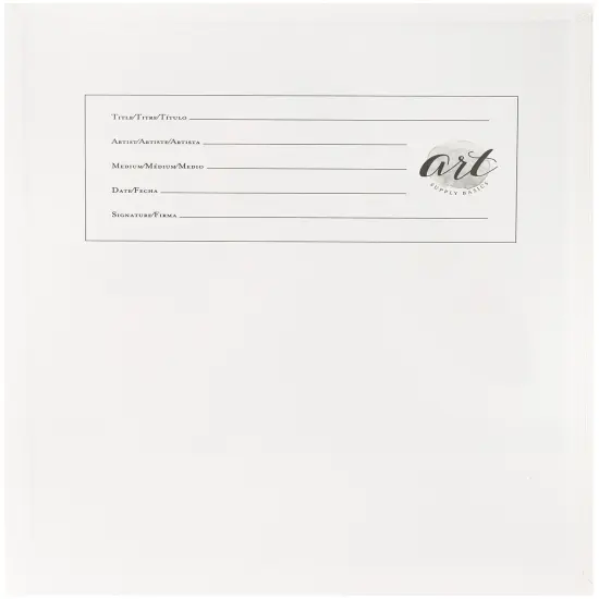 American Crafts Art Supply Basics Panel Pack Canvas 5/Pkg-11"X14" {4}