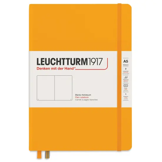 Leuchtturm1917 Blank Hardcover Notebook - Rising Sun, 5-3/4" x 8-1/4" {1}