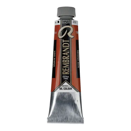 Rembrandt Artists' Oil Color - Orange Ochre, 40 ml tube {2}