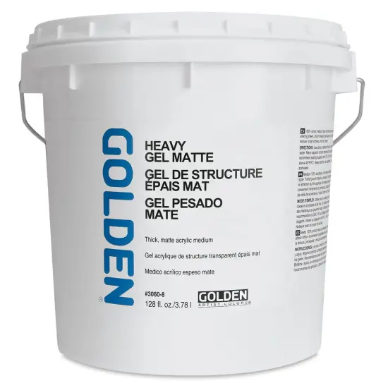Golden Heavy Acrylic Gel Medium - Matte, 128 oz tub {2}