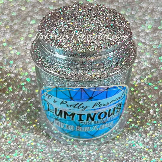 Micro Blue / Green (Fine Cut)- Luminous Reflective Glitter Collection {2}
