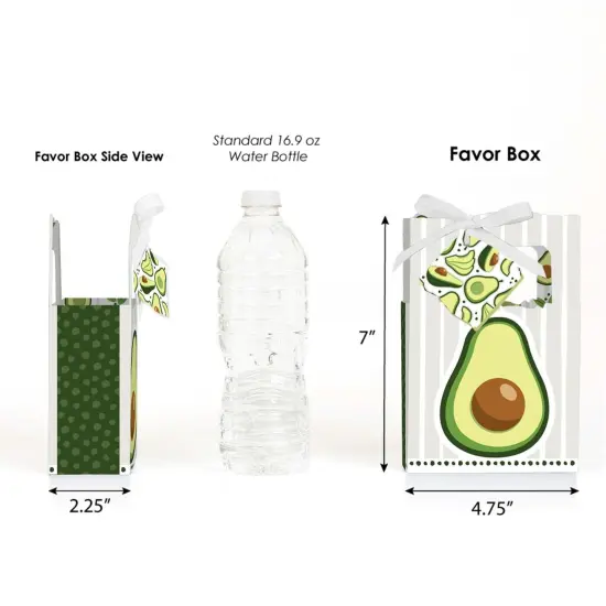 Big Dot of Happiness Hello Avocado - Fiesta Party Favor Boxes - Set of 12 {3}