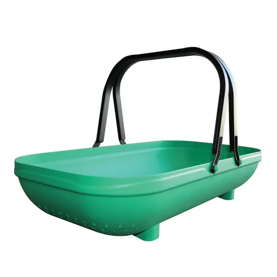 Tierra Garden GP184 Colander Trug Gather Carry and Wash Harvest Produce Green {1}