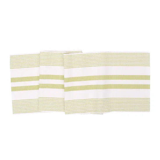 Classic Stripe Woven Table Runner {1}