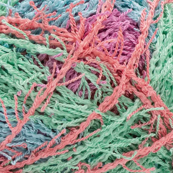 Red Heart Scrubby Stripes Yarn {3}