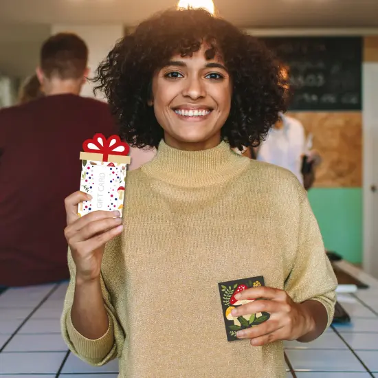 Big Dot of Happiness Wild Mushrooms - Red Toadstool Party Money and Gift Card Sleeves - Nifty Gifty Card Holders - Set of 8 {3}