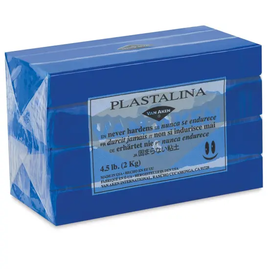 Van Aken Plastalina Modeling Clay - 4.5 lb, Blue {2}