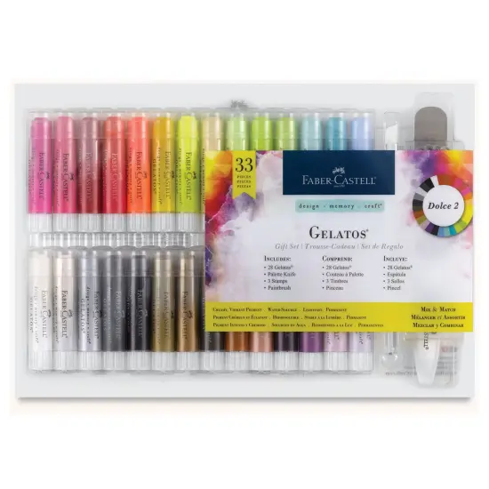 Faber-Castell Gelatos Sets - Dulce II, Assorted Colors, Set of 33 {1}