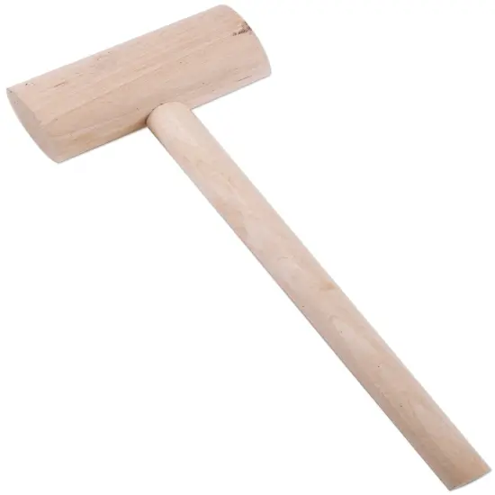 Realeather(R) Crafts Wooden Mallet-10" Handle W/4"X1.75" Head {1}