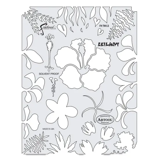 Iwata Artool Freehand Template - Tiki Master II Leilani {2}