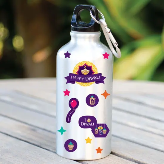 Big Dot of Happiness Happy Diwali - Festival of Lights Party Favor Kids Stickers - 16 Sheets - 256 Stickers {6}