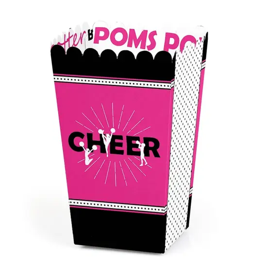 Big Dot of Happiness We've Got Spirit - Cheerleading - Birthday Party or Cheerleader Party Favor Popcorn Treat Boxes - Set of 12 {1}