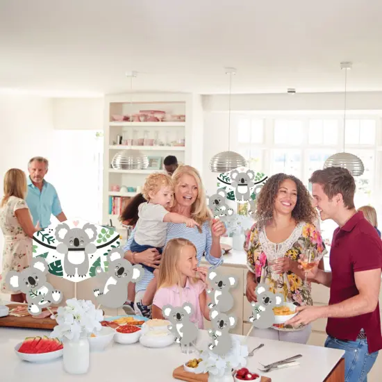 Big Dot of Happiness Koala Cutie - Bear Birthday Party and Baby Shower Centerpiece Sticks - Showstopper Table Toppers - 35 Pieces {6}