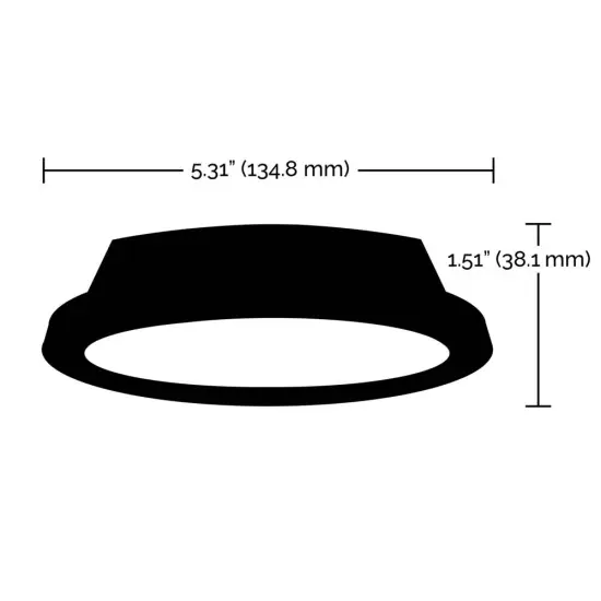 Wi-Fi 4in LED Tunable White - Edge-Lit Downlight 10w 650lm - Satco Starfish IOT Selectable {4}