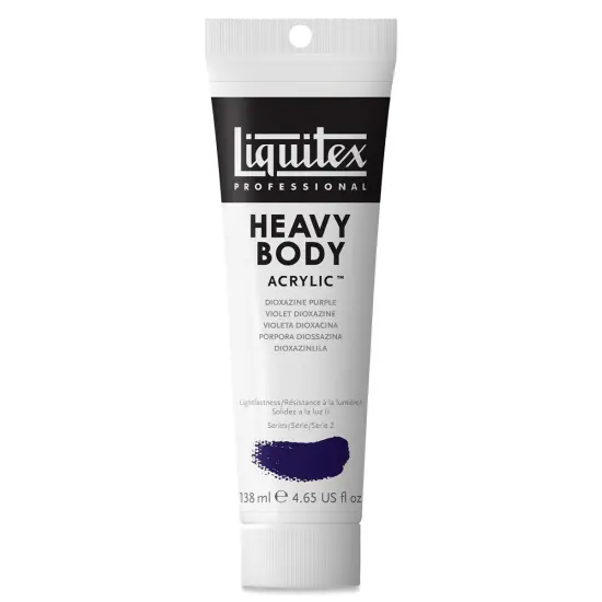 Liquitex Heavy Body Artist Acrylics - Dioxazine Purple, 4.65 oz Tube {1}