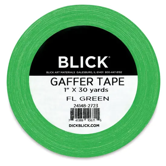 Blick Gaffers Tape - 1" x 30 yds, Fluorescent Green {2}
