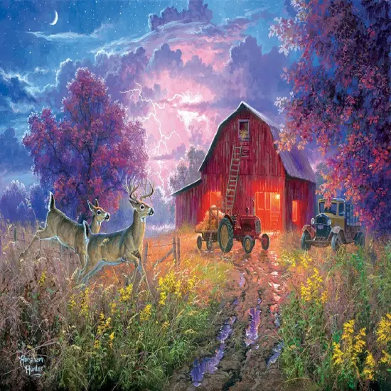 Sunsout Night Run 500 pc Jigsaw Puzzle 69840 {1}