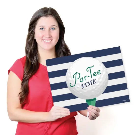 Big Dot of Happiness Par-Tee Time - Golf - Party Table Decorations - Birthday or Retirement Party Placemats - Set of 16 {7}