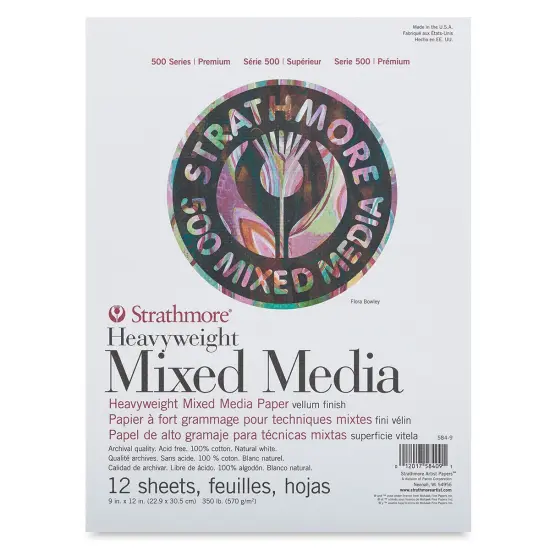 Strathmore 500 Series Heavyweight Mixed Media Pad - 9" x 12" {1}
