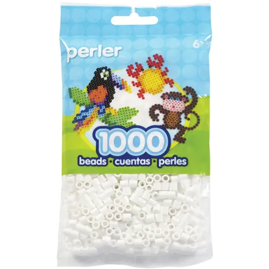 Multipack of 06 - Perler Beads 1,000/Pkg-White {2}