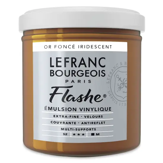 Lefranc & Bourgeois Flashe Vinyl Paint - 125 ml, Iridescent Deep Gold {2}