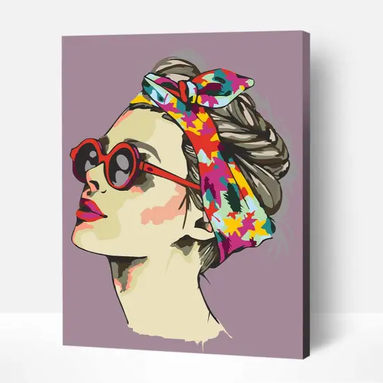 Artwille DIY Paint by Numbers for Adults and Kids, Acrylic Painting Kit - "Grace", 13.8 x 17.7 in {1}