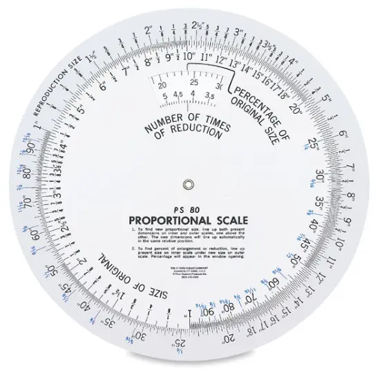 Westcott Proportional Scale- 8 1/4" {2}