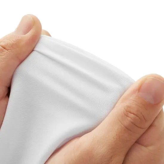 Lann's Linens Premium Round Spandex Tablecloth - Stretch Fitted Table Cover {6}