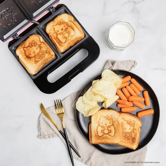 Uncanny Brands Hello Kitty Pink Grilled Cheese Maker {2}