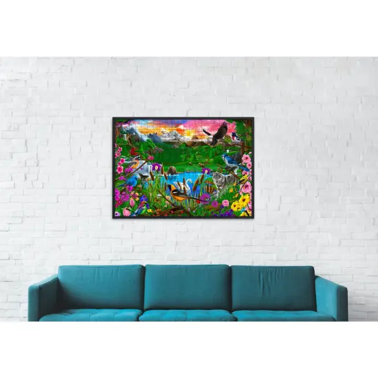 Sunsout Gathering at Yellowstone 300 pc Jigsaw Puzzle 62443 {6}