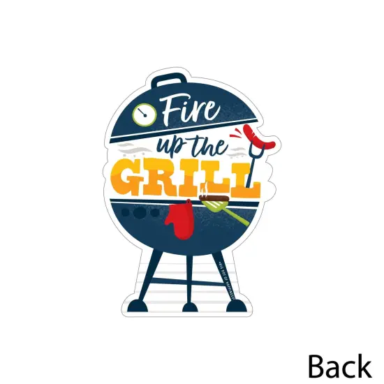 Big Dot of Happiness Fire Up the Grill - Grill Decorations DIY Summer BBQ Picnic Party Essentials - Set of 20 {4}