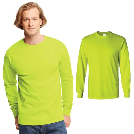 Safety Green shirt with Orange hoodies for Men (Ropa De Trabajo) - Stay Safe and Seen on the Job Site | RADYAN&reg; {2}
