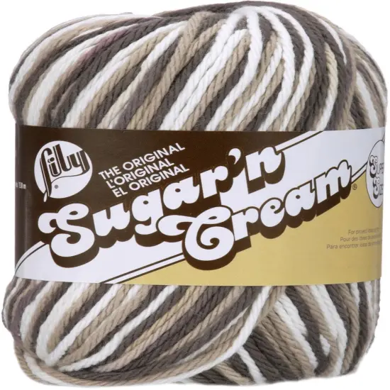 Lily Sugar'N Cream Super Size Chocolate Yarn - 6 Pack of 85g/3oz - Cotton - 4 Medium (Worsted) - 150 Yards - Knitting/Crochet {2}
