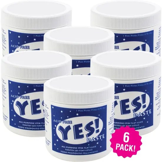 Multipack of 6 - Yes! Stik Flat Glue-1pt {1}