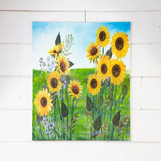 Redesign Decor Transfers Sunflower Fields 25.1"x32" 655350644840 {3}